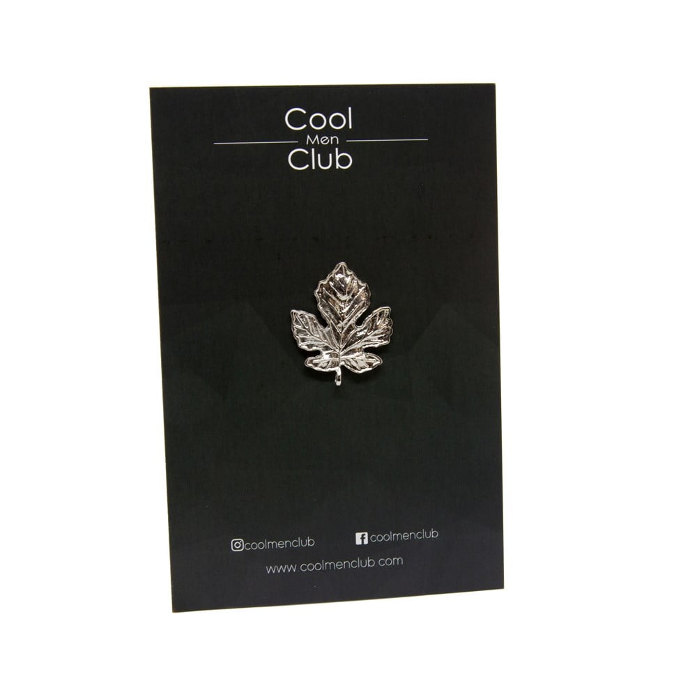 Çınar Yaprağı Yaka Broşu