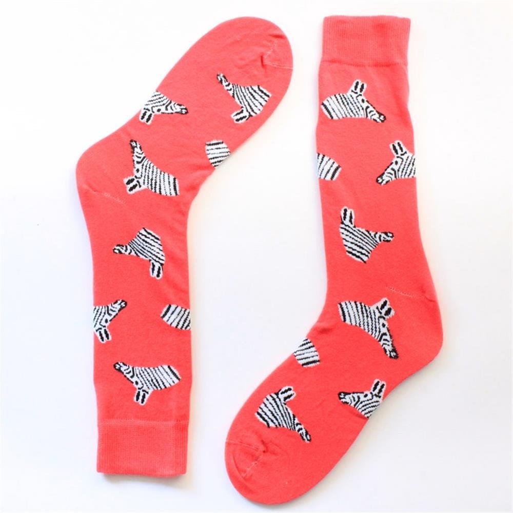 4lü Zebra Desenli Çorap Hediye Seti