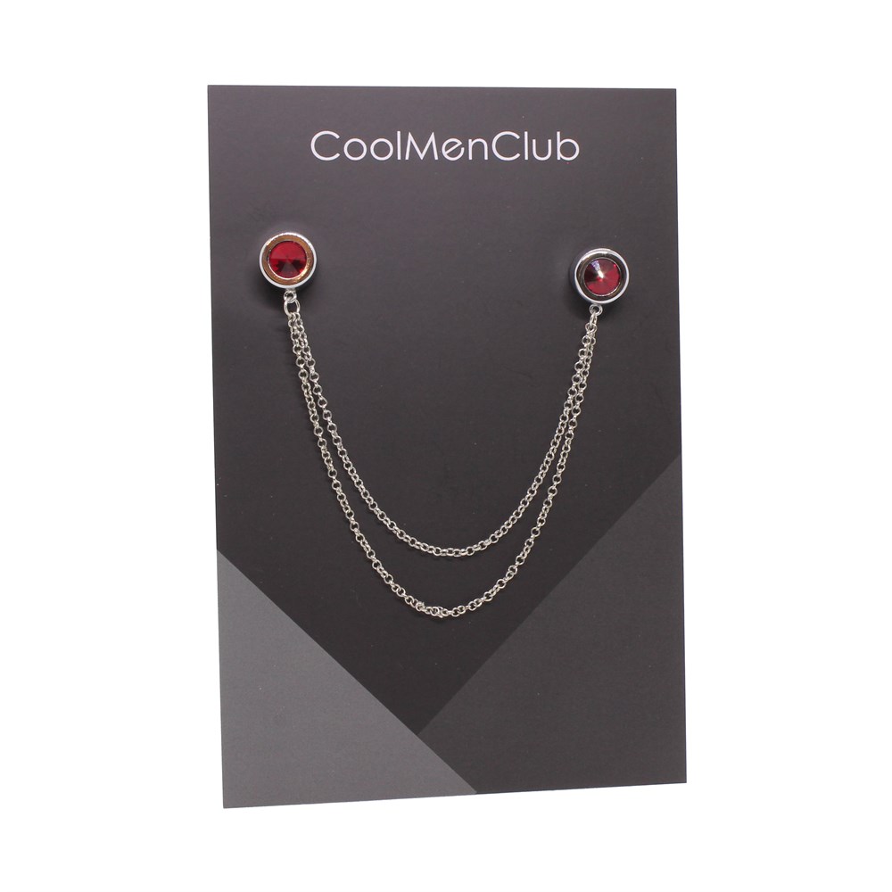 5 Taşlı Gömlek Yaka İğnesi