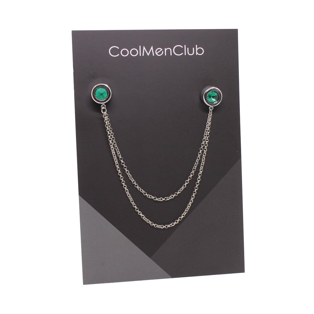 5 Taşlı Gömlek Yaka İğnesi