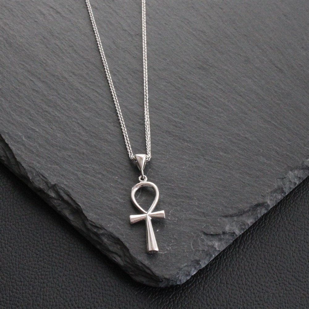 Ankh Gümüş Kolye 