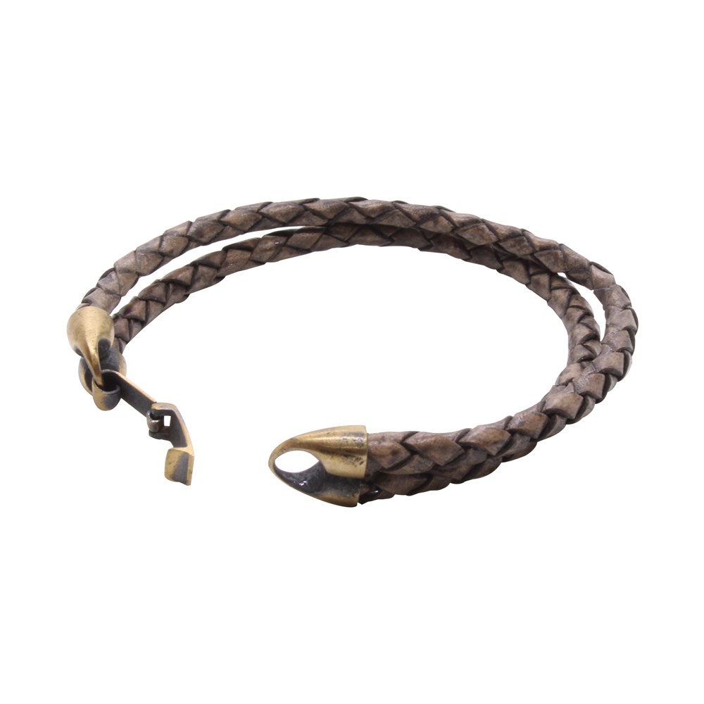 Bronz Deri Bileklik