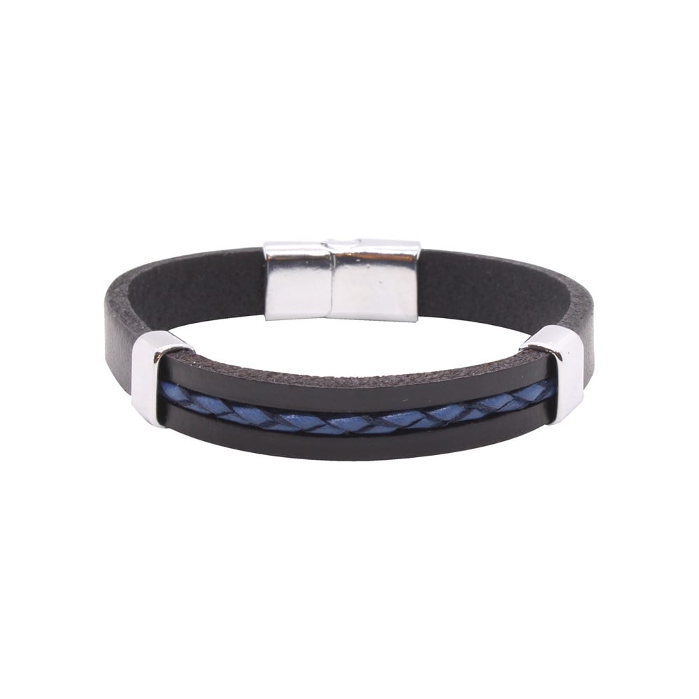 Leather Cool SeriesCMC8255Çelik Deri Bileklik