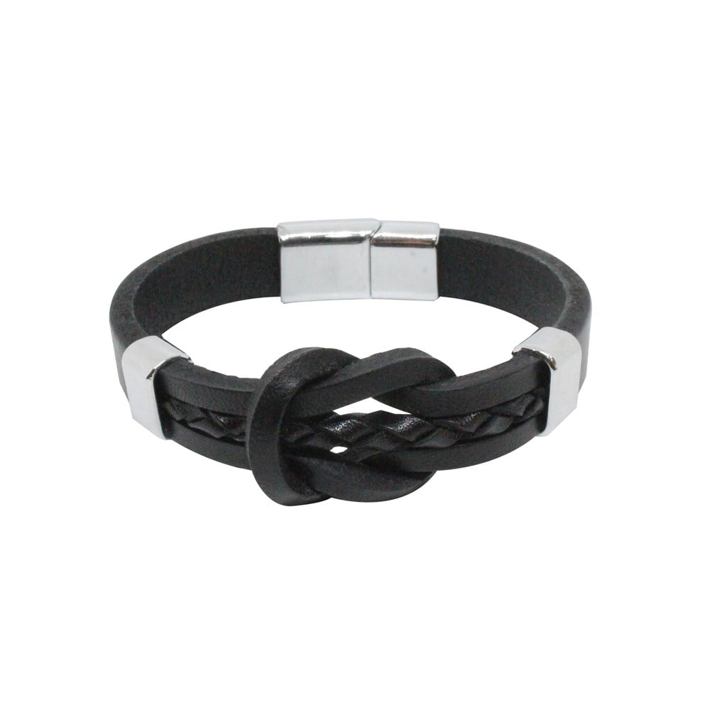 Leather Cool SeriesCMC6901Çelik Deri Bileklik