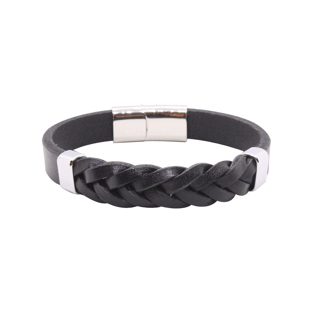 Leather Cool SeriesCMC8265Çelik Deri Bileklik