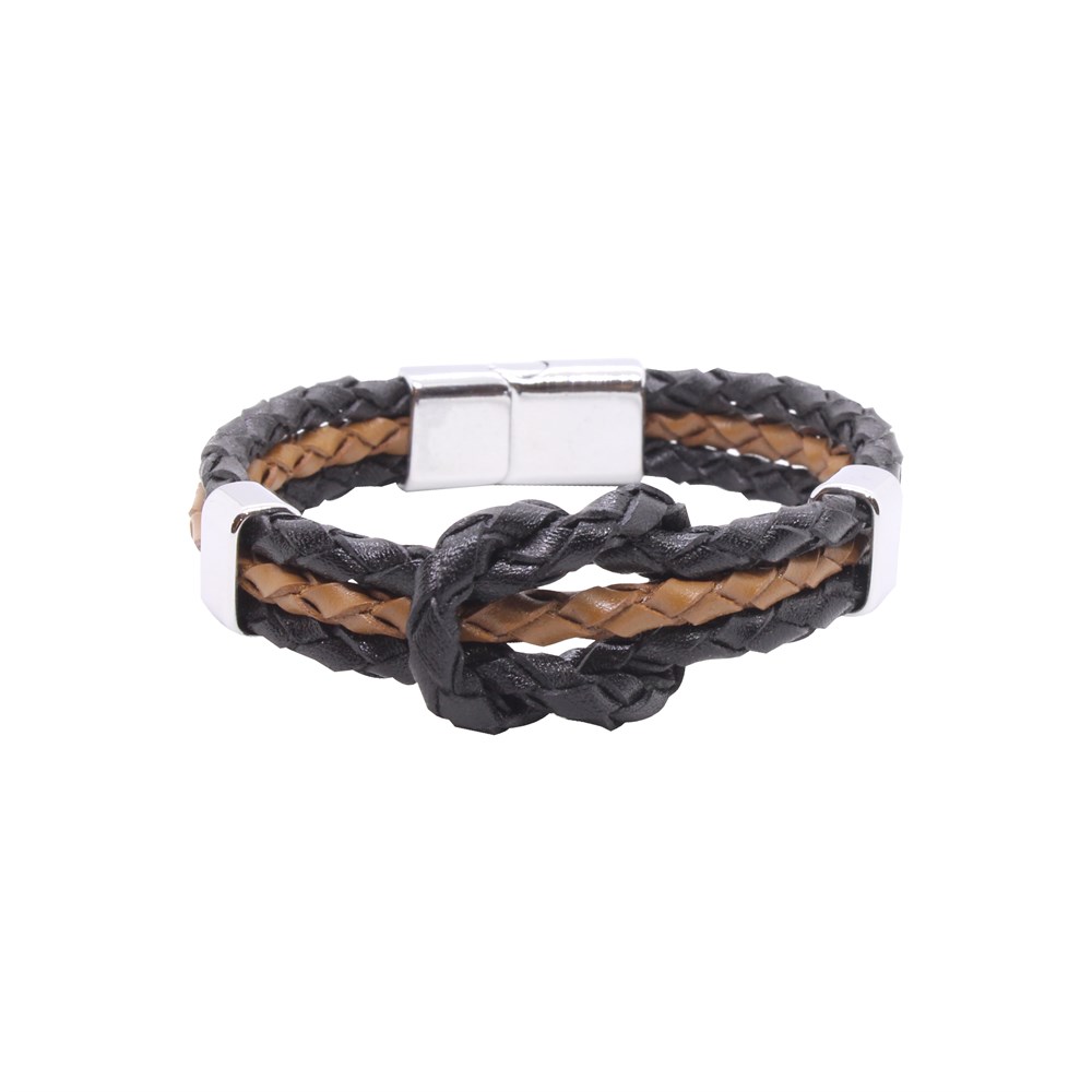 Leather Cool SeriesCMC8269Çelik Deri Bileklik