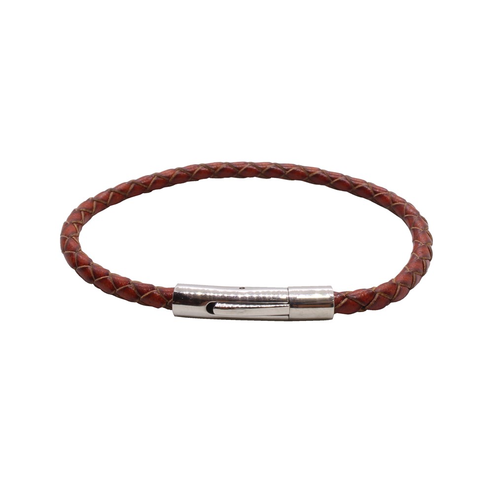 Leather Cool SeriesCMC8688Çelik Deri Bileklik