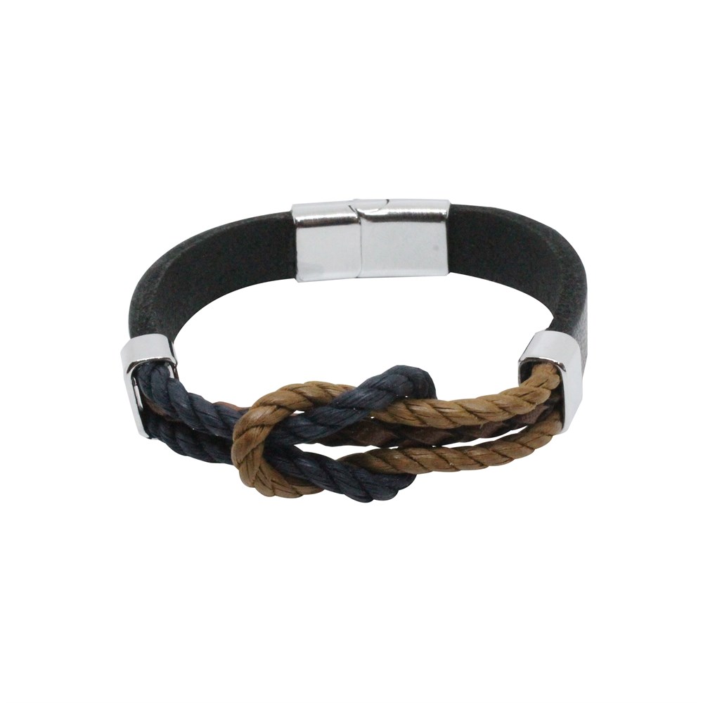 Leather Cool SeriesCMC6903Çelik Deri Bileklik