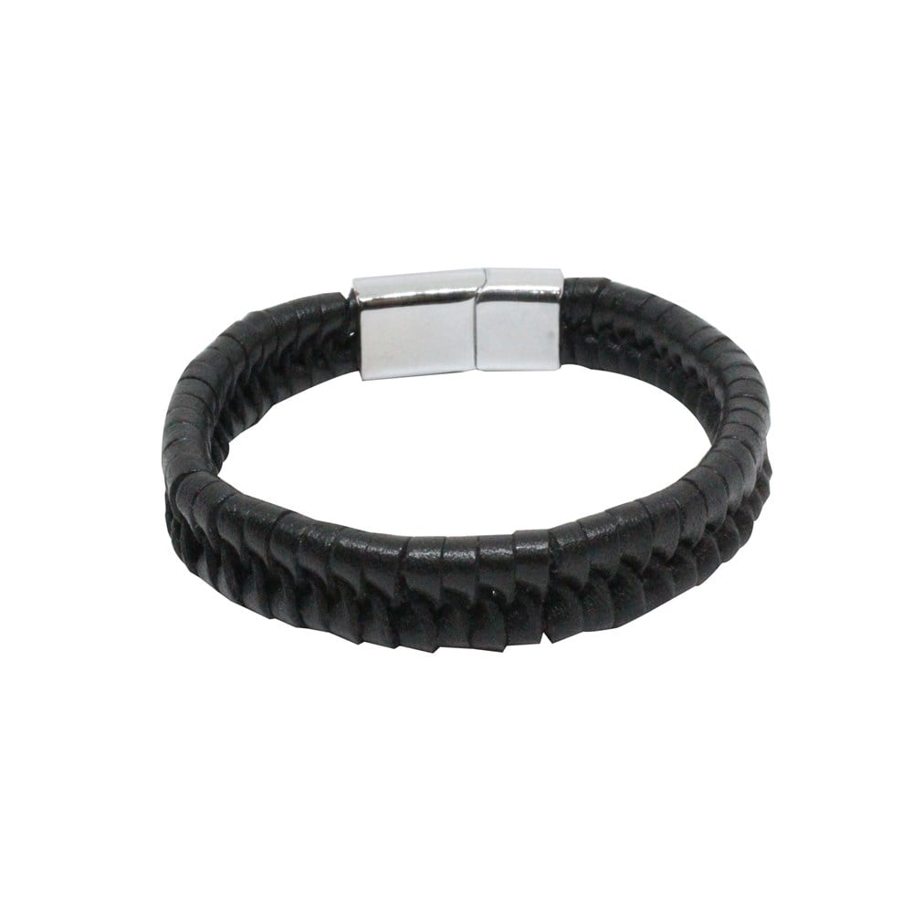 Leather Cool SeriesCMC6898Çelik Deri Bileklik