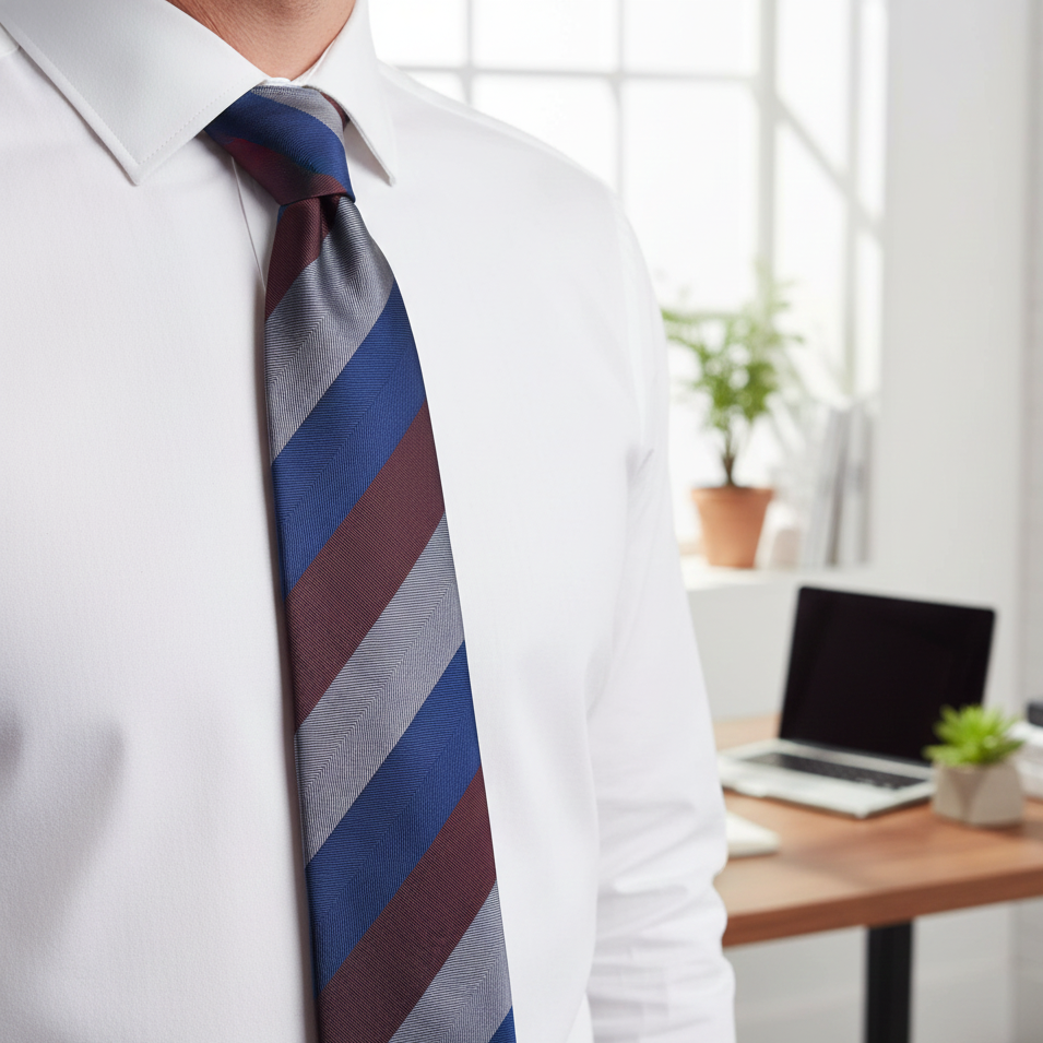 Çizgi Desenli Kravat