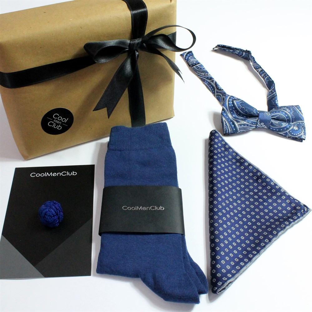 Çorap Cep Mendili Papyon Hediye Seti