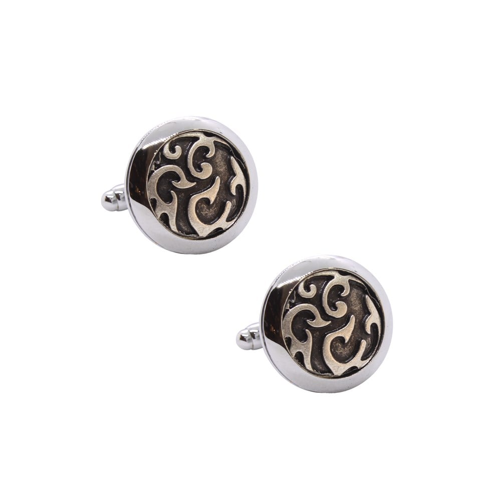 Kol DüğmesiCMC9927Desenli Klasik Kol Düğmesi 