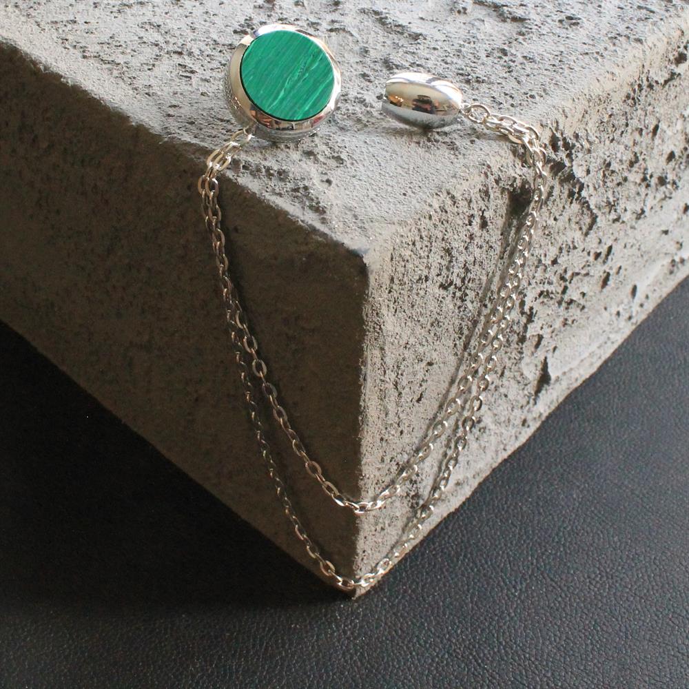 Doğal Taş Ceket Yaka İğnesi