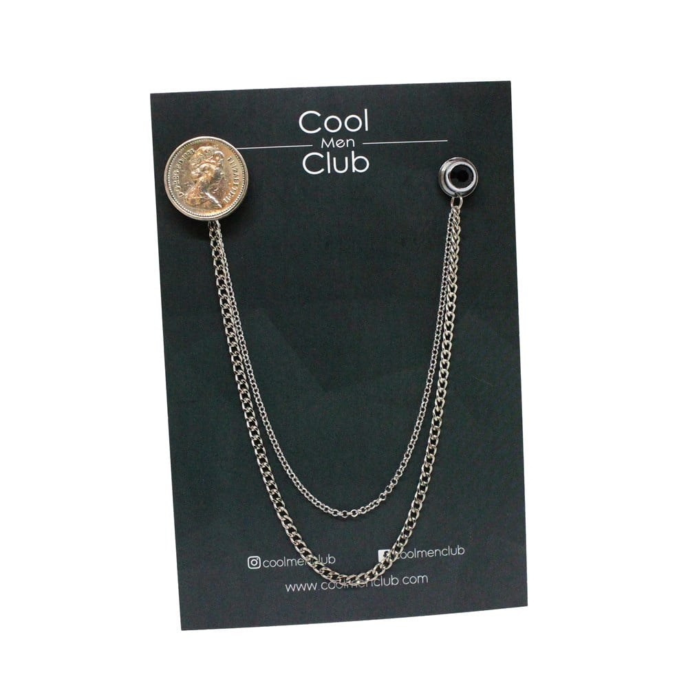 CMC6663Eski Para Ceket Yaka İğnesi