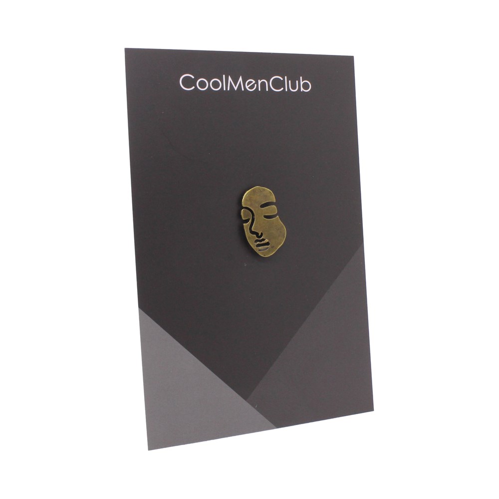 Face Pin Broş