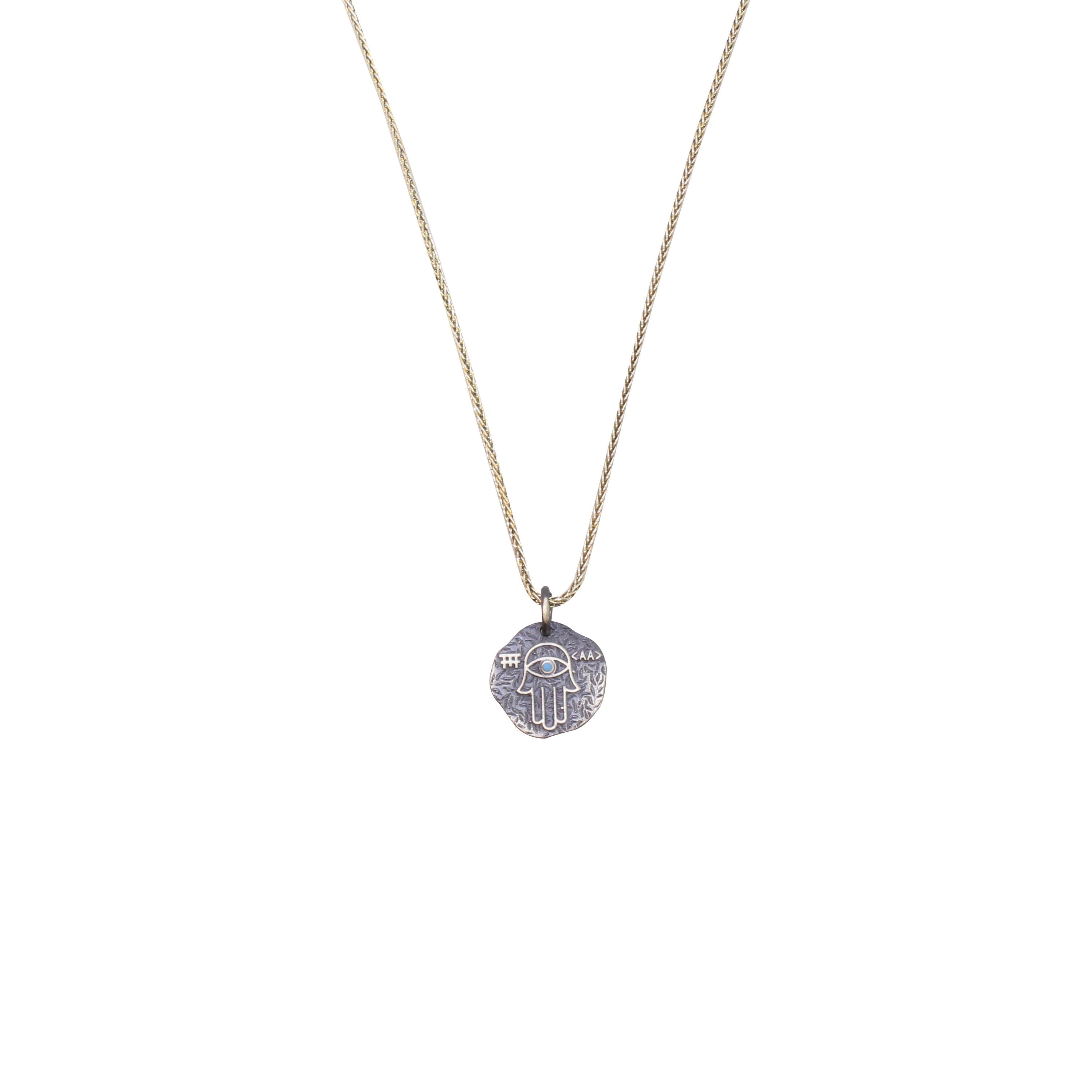 KolyeCMC2508Fatıma'nın Eli Gümüş Kolye