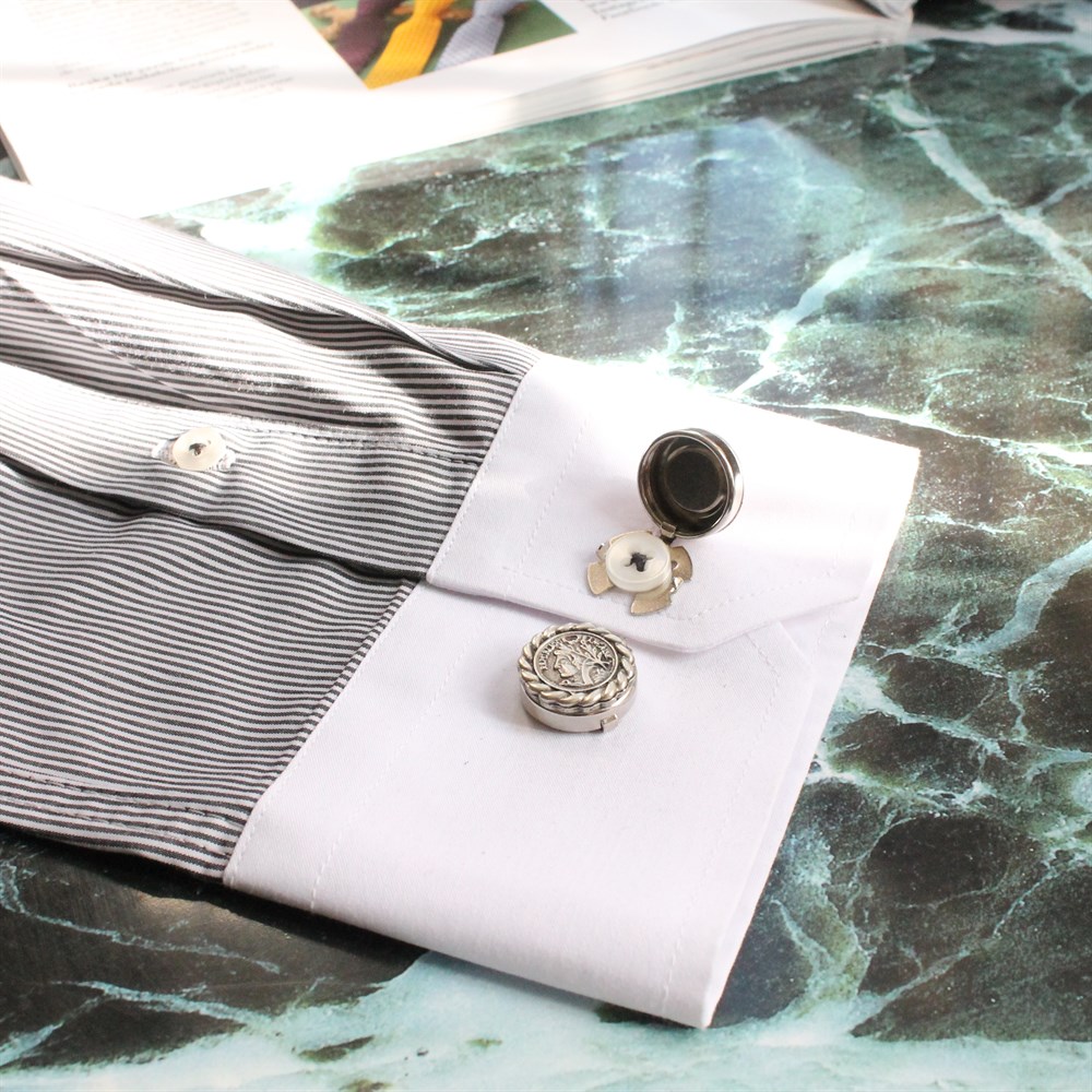 Geçmeli Kol Düğmesi 