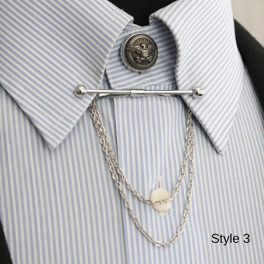 Gömlek Yaka İğnesi ve Düğmesi Seti