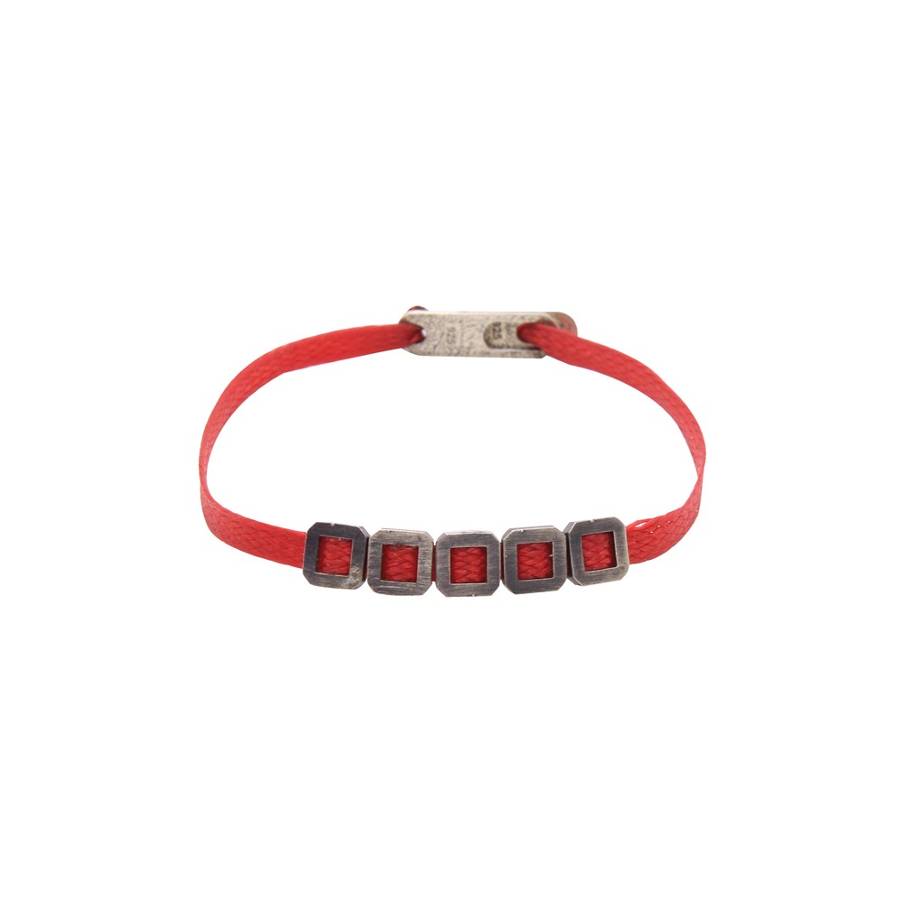 Silver Cool SeriesCMC9844Kırmızı Gümüş Bileklik