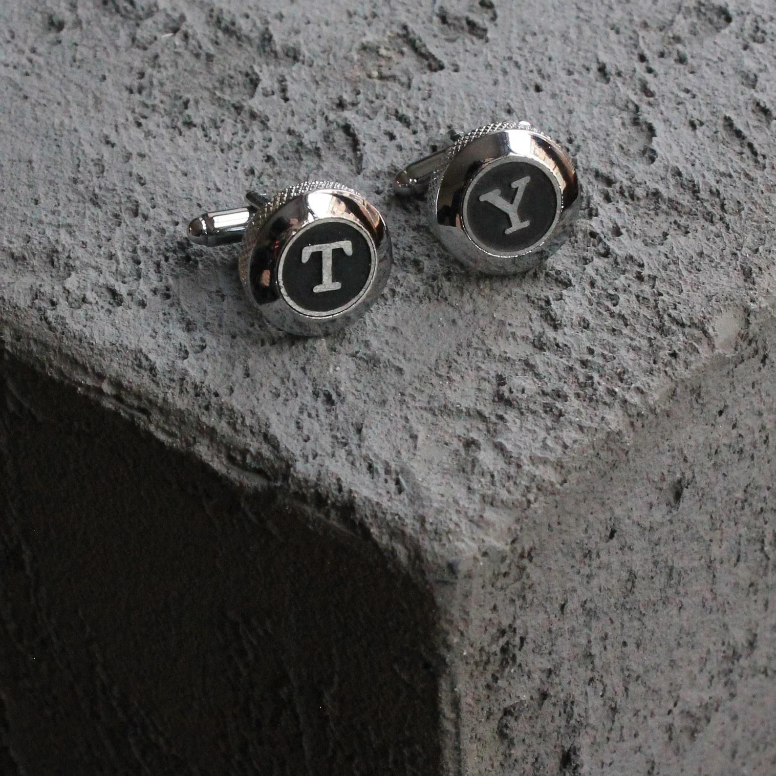 Kişiye Özel Harfli Klasik Kol Düğmesi