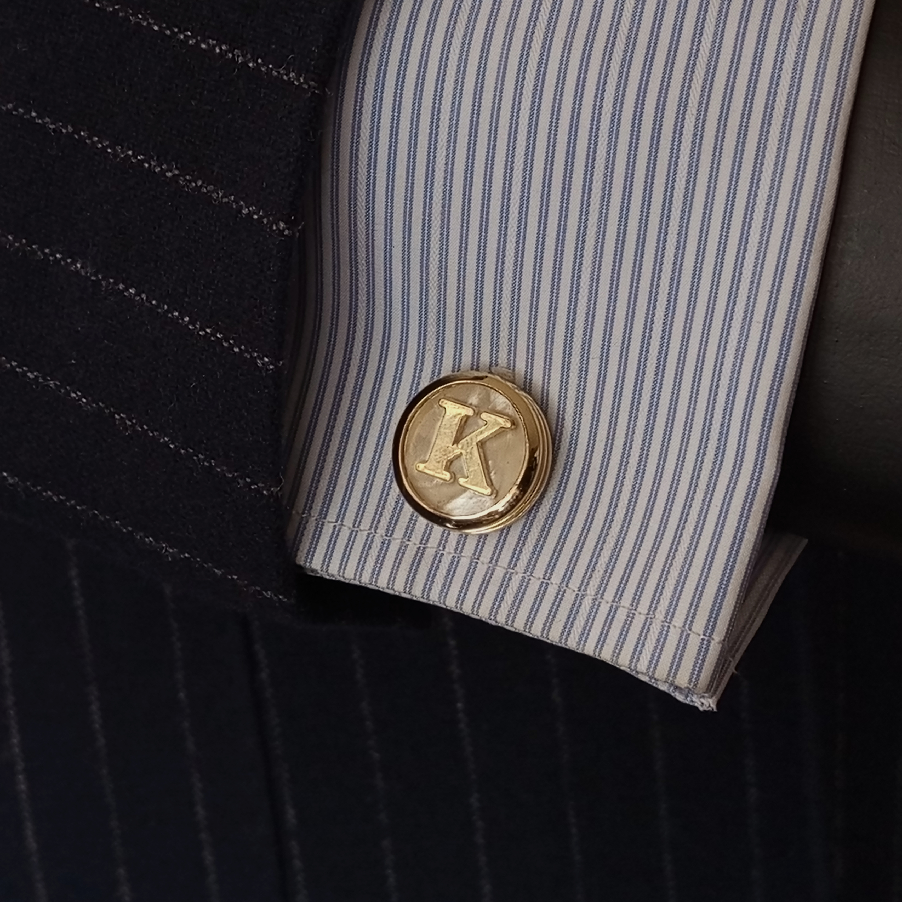 Kişiye Özel Harfli Klasik Kol Düğmesi