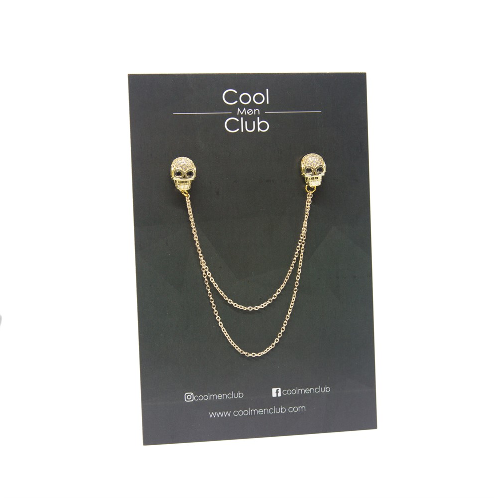 CMC6439Kuru Kafa Figürlü Yaka İğnesi