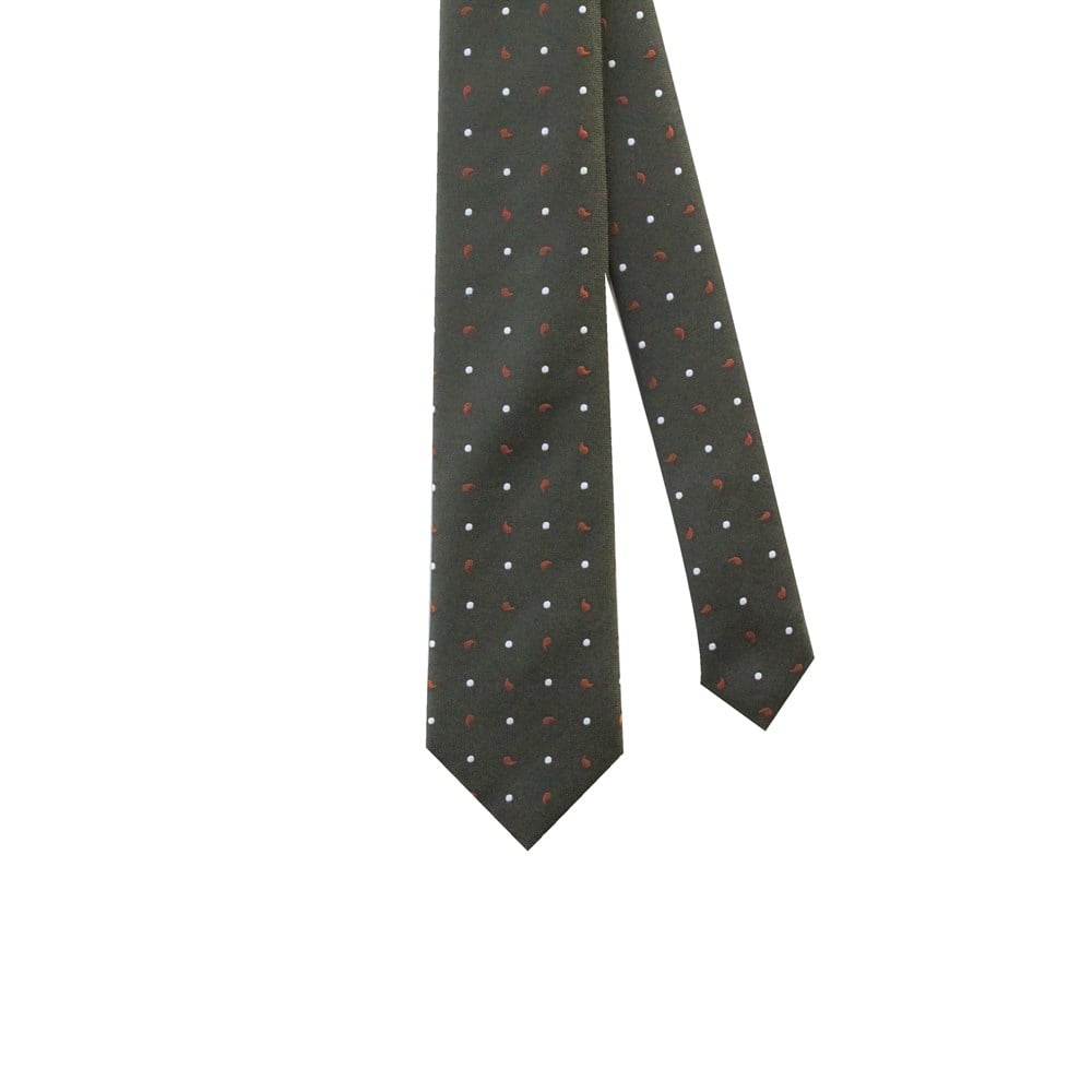 KravatCMC9350Nokta Desenli Kravat
