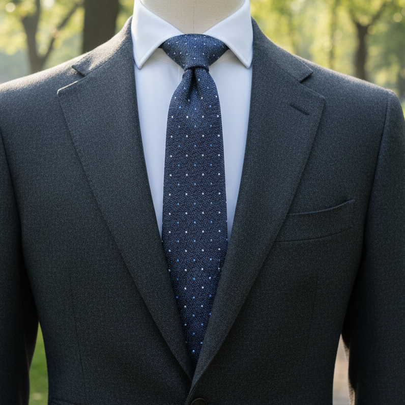 Nokta Desenli Kravat