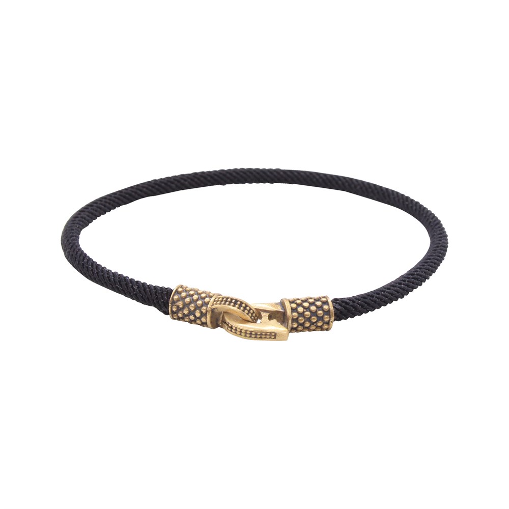 Leather Cool SeriesCMC1304Siyah Bronz İp Bileklik