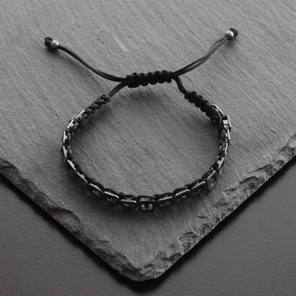 Silver Cool Makrome Bileklik 