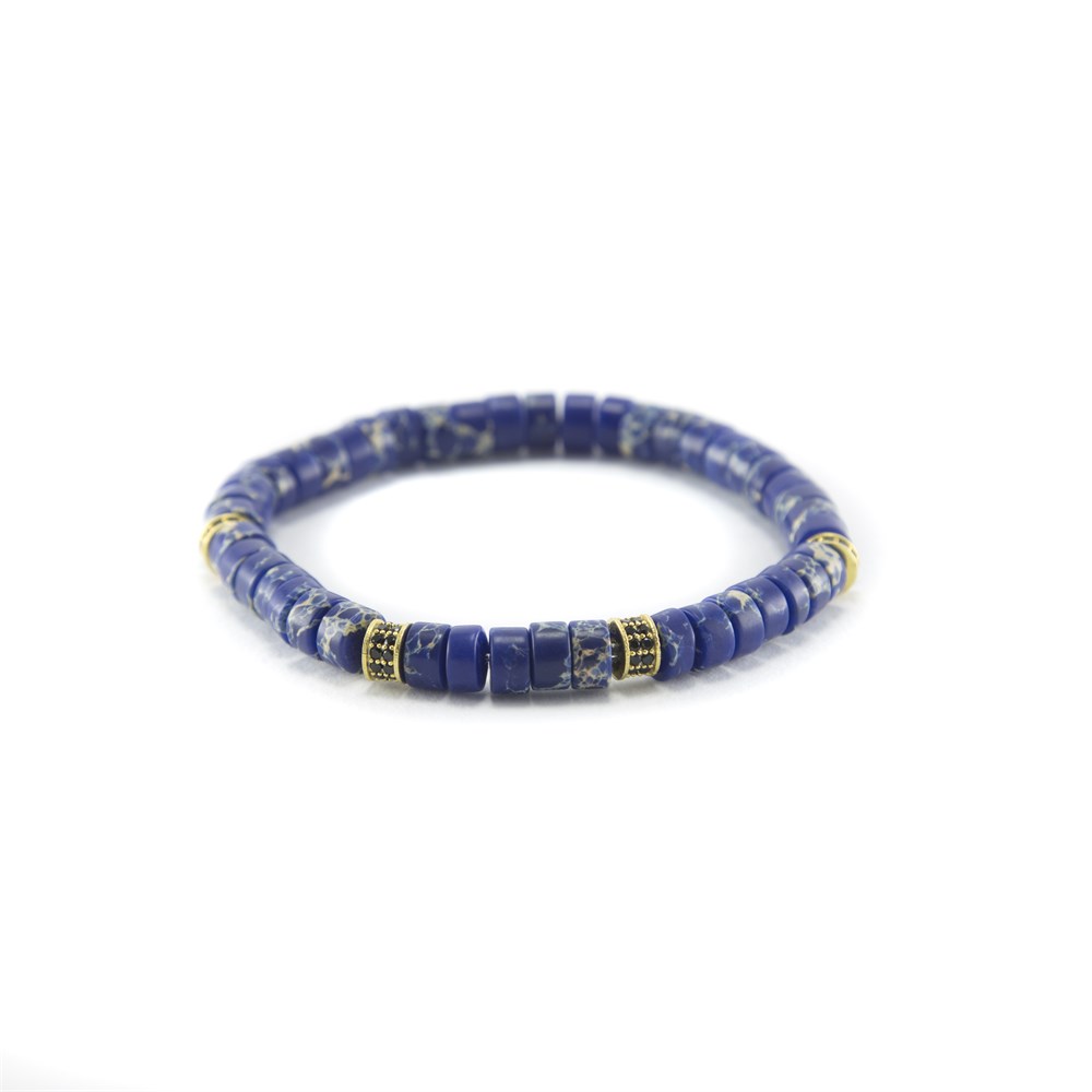 Gold Blue Bileklik