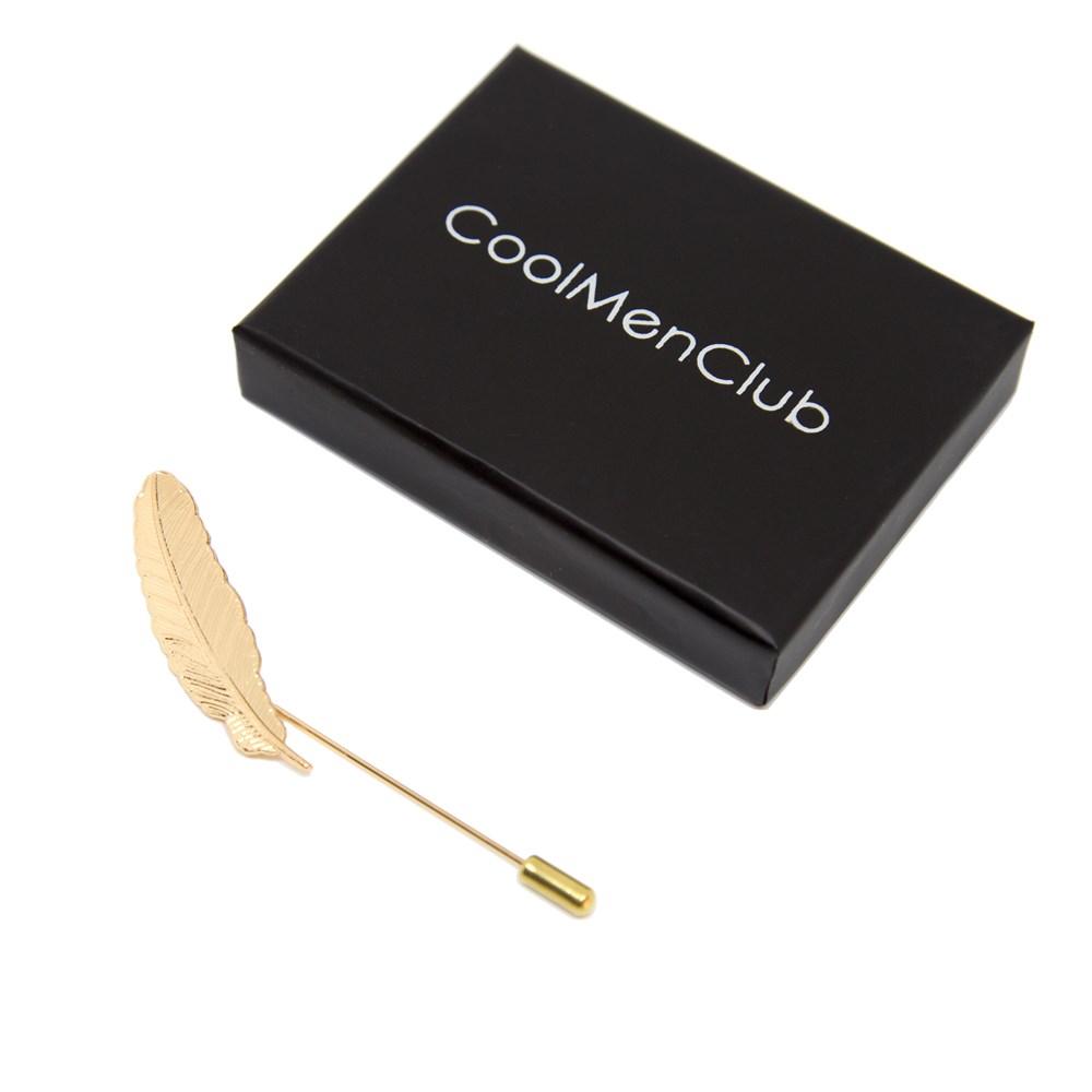 Kuş Tüyü Yaka İğnesi 