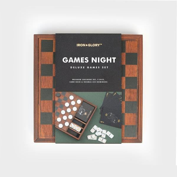 Iron & Glory Ahşap Oyun Seti - Games Night