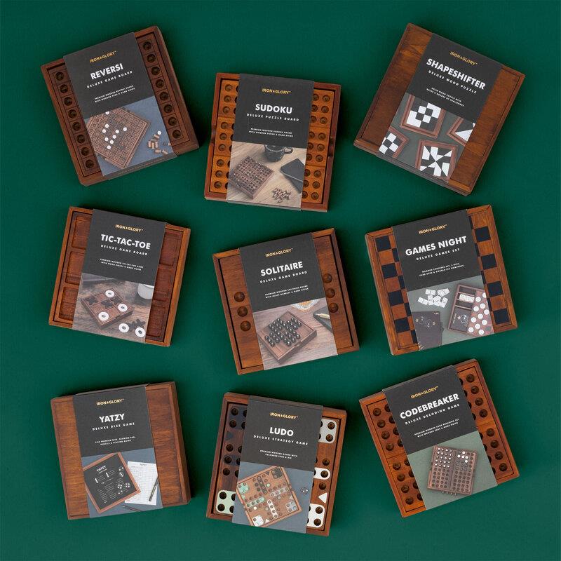 Iron & Glory Ahşap Oyun Seti - Games Night