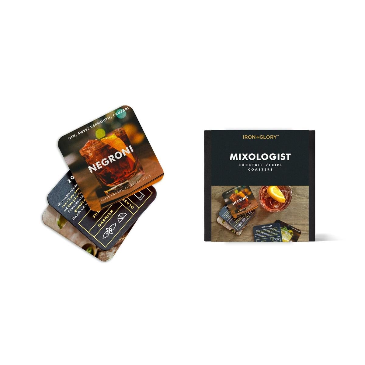 MIXOLOGIST (I&G) - Kokteyl Tarifleri Bardak Altlık Seti