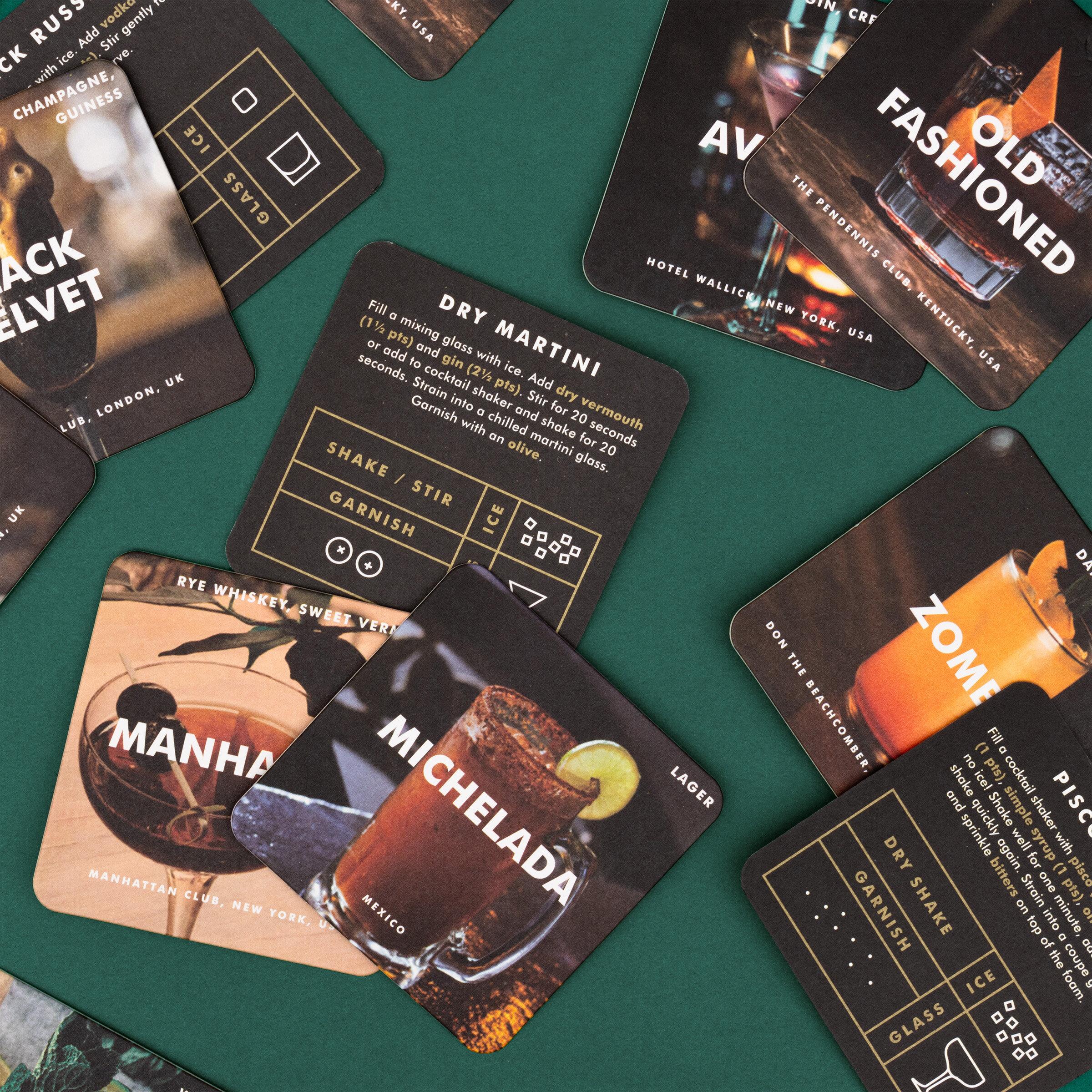 MIXOLOGIST (I&G) - Kokteyl Tarifleri Bardak Altlık Seti