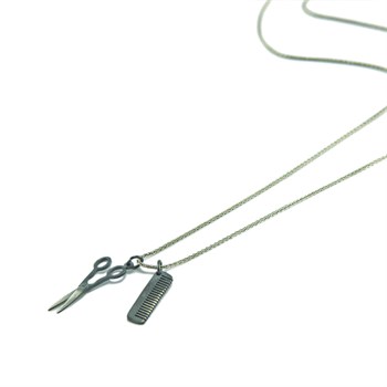 Comb & Scissor Kolye