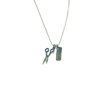 Comb & Scissor Kolye