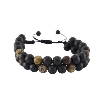 Doğaltaş Makrome Bileklik