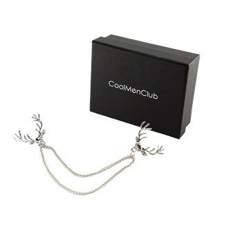 Geyik Figürlü Gömlek Yaka İğnesi