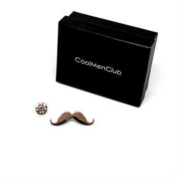 Bıyık Figürlü Broş