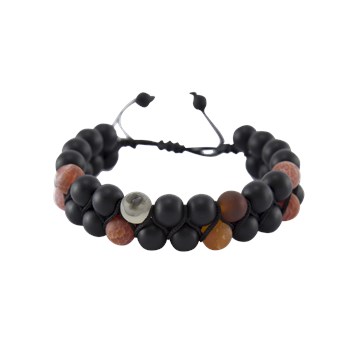 Doğaltaş Makrome Bileklik