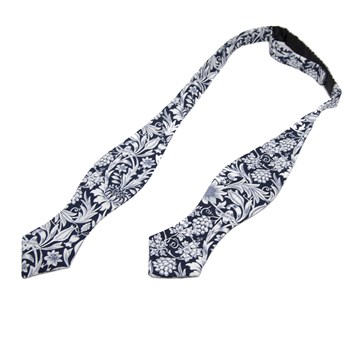 Karışık Desenli Açık Papyon