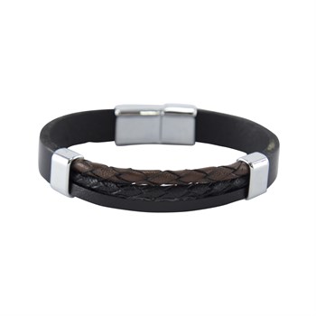 Üçlü Deri Bileklik 