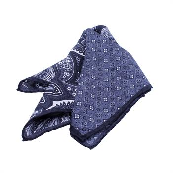 2 Desenli İpek Cep Mendili