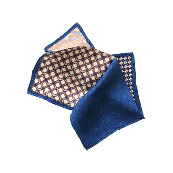 4 Desenli İpek Cep Mendili 