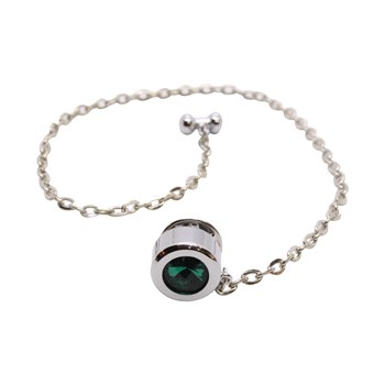 5 Taşlı Ceket Yaka Zinciri