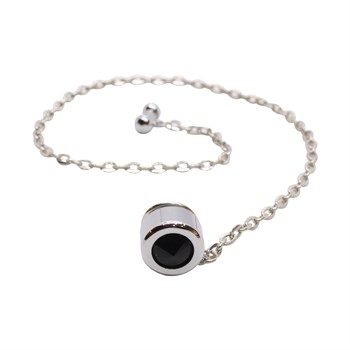 5 Taşlı Ceket Yaka Zinciri