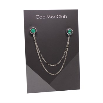 5 Taşlı Gömlek Yaka İğnesi