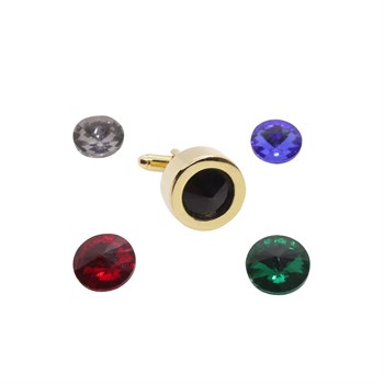 5 Taşlı Klasik Kol Düğmesi 